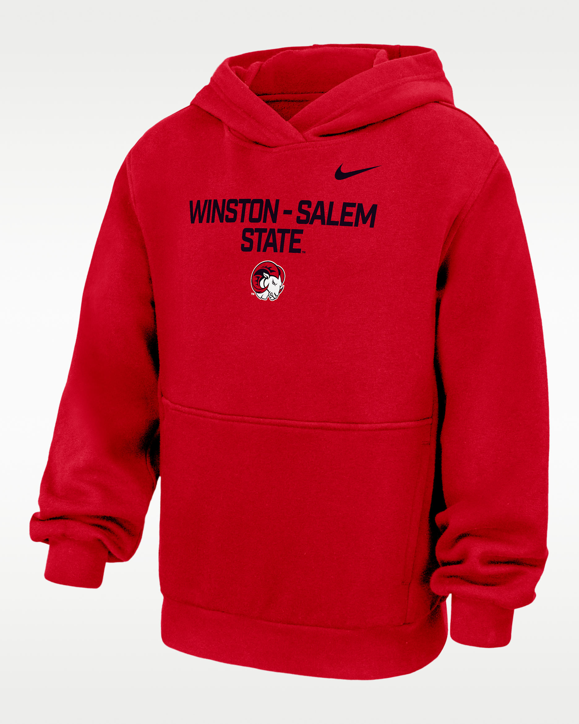 Nike College (Winston-Salem State) Big Kids' Club Fleece Pullover